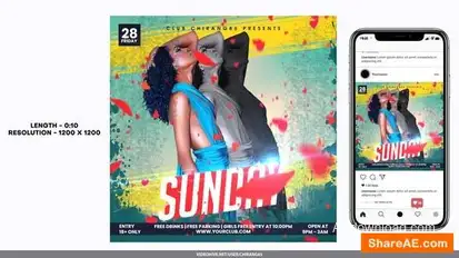 Night Club Flyer v4 Openers template preview