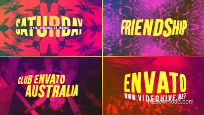 Night Club Opener Openers template preview