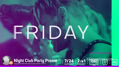 Night Club Party Promo Openers template preview