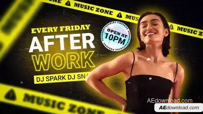 Videohive Night Party Opener 57045426 Openers template preview