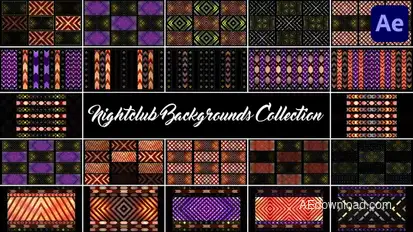 Nightclub Backgrounds Collection for After Effects Elements template preview