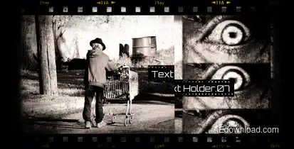 Noise - Media Presentation Video Displays template preview