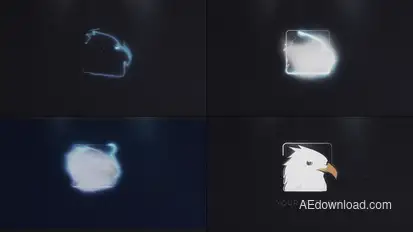 Noise Glitch Logo Logo Stings template preview