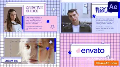 Nostalgic Creative Slides for After Effects Openers template preview