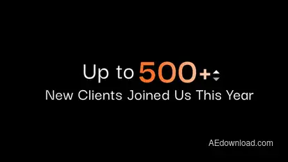 Number Count Titles template preview