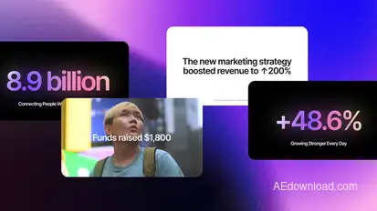 Number Counter Titles Titles template preview