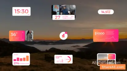 Numbers Titles template preview