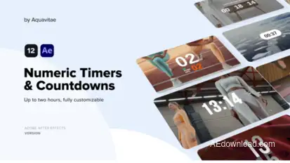 Numeric Timers & Countdowns Elements template preview