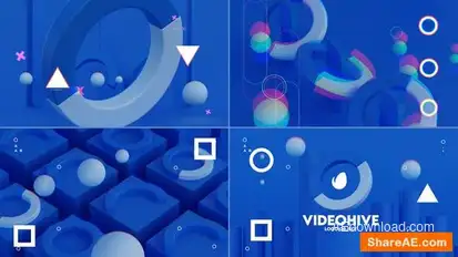 Object 3d Logo Logo Stings template preview