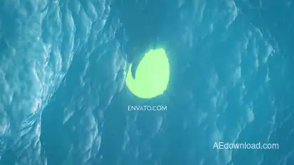 Ocean Wave Logo Reveal Logo Stings template preview