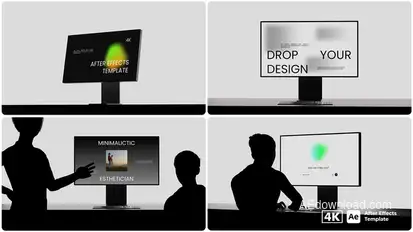 Office Display Mockup | After Effects Template Product Promo template preview