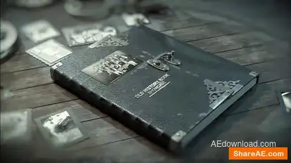 Old History Book Showcase Openers template preview