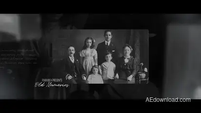 Old Memories - History Slideshow Video Displays template preview