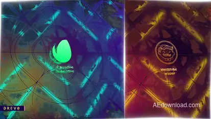 Old Mirror Lines Logo/ Youtube Intro/ Minimal Art Text 4K/ Brush/ Oil Paint/ 3D Simple Titles Reveal Titles template preview