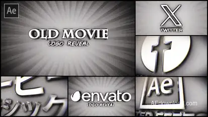 Old Movie and Classic TV Show Logo Logo Stings template preview