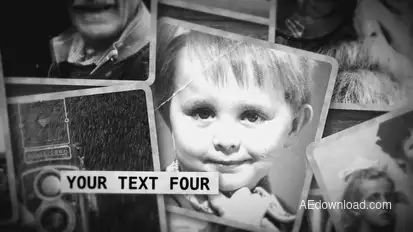 Old Photo Slideshow Video Displays template preview