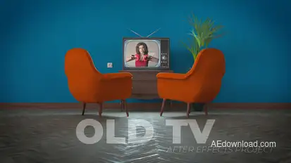 Old TV Elements template preview