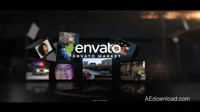 Old TV Logo Logo Stings template preview