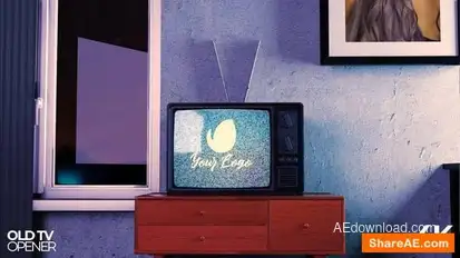 Old TV Opener Openers template preview