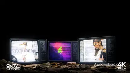 Old TV Opener Logo Openers template preview