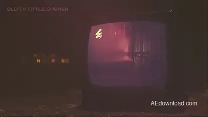 Old TV Title Opener Openers template preview