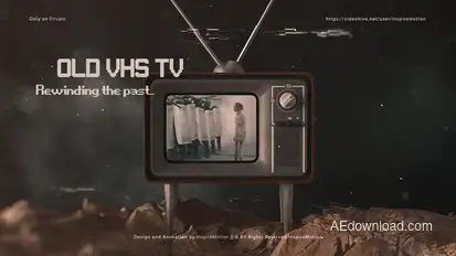 Old VHS TV Display Video Displays template preview