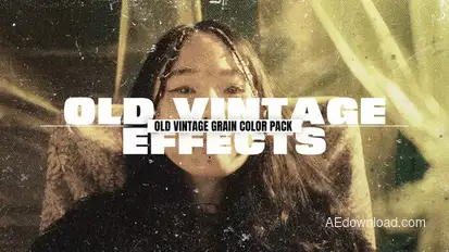 Old Vintage Grain Color Effects Pack Elements template preview