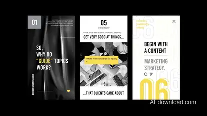 Online blog stories instagram Product Promo template preview