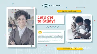 Online Education Opener Product Promo template preview