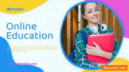 Online Education Promo Openers template preview