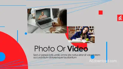 Online Education Promo Video Displays template preview