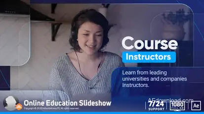 Online Education  Course Promo Product Promo template preview