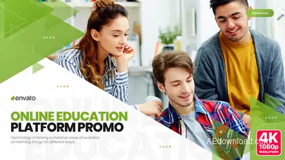 Online Education Slideshow Openers template preview