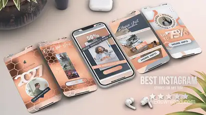 Online Educational Course Promo Vertical Reels - E-Learning Instagram Video Displays template preview