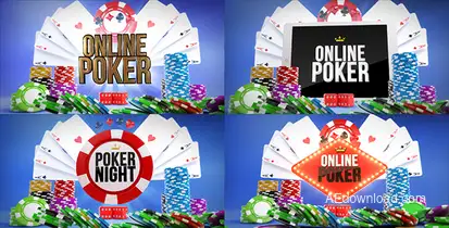 Online Gambling Logo Reveals Openers template preview