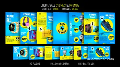 Online Sale Stories & Promos Product Promo template preview