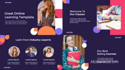 Online School Promo Presentation Product Promo template preview