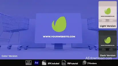 Online Shopping Intro Logo Stings template preview