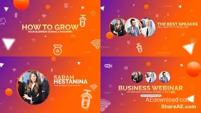 Videohive Online Webinar Promo Openers template preview