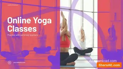 Online Yoga Promo Openers template preview