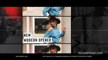 Abstract Urban Slide Openers template preview