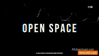 Energy Text Opener Openers template preview