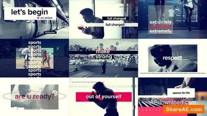 Opener - Typography Opener Openers template preview