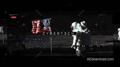 Opener Glitch Slideshow Openers template preview