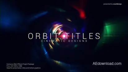 Orbit Cinematic Titles Titles template preview