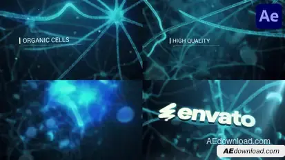 Organic Cell for After Effects Logo Stings template preview