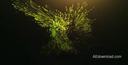 Organic Particles Logo Reveal II Logo Stings template preview