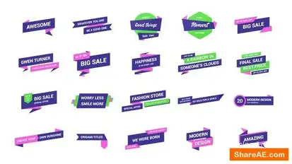 Videohive Origami Titles Titles template preview