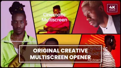 Original Multiscreen Slideshow Video Displays template preview
