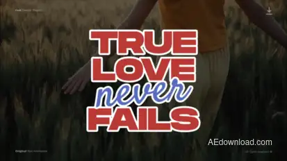 Original Text Animation  AE Titles template preview